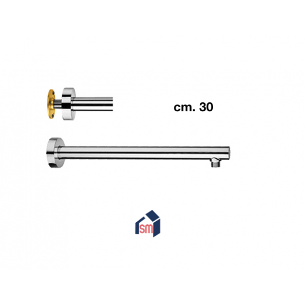 Braccio Doccia a Parete Tondo T6 Lunghezza 300 mm - Jacuzzi
