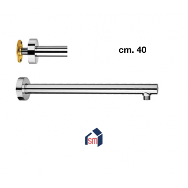 Braccio Doccia a Parete Tondo T6 Lunghezza 400 mm - Jacuzzi