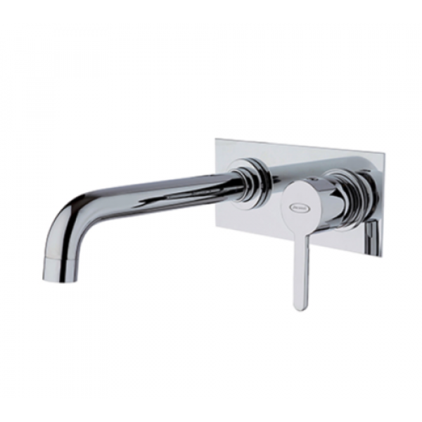 Miscelatore Lavabo a Muro Serie Sunset con Piastra - Jacuzzi