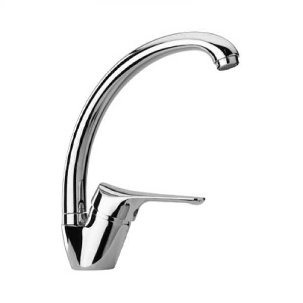 Miscelatore Lavello Cucina Serie Ariel Canna Orientabile - Piralla