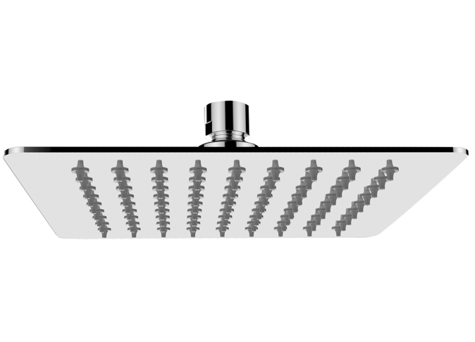 Soffione Doccia in Acciaio Inox Anticalcare Quadro 20 X 20 con