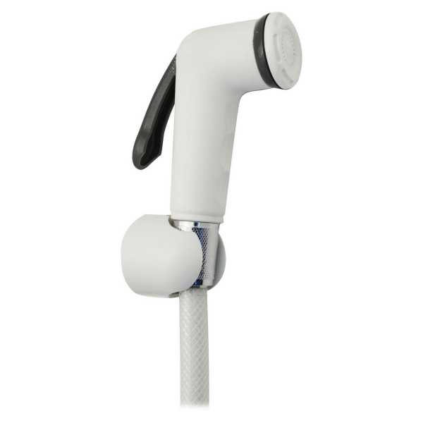 Kit Doccetta Shut Off Shattaf Idroscopino con Flessibile 1/2 e Supporto - immagine 2