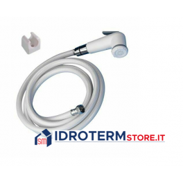 Kit Doccetta Shut Off Shattaf Idroscopino con Flessibile 1/2 e Supporto