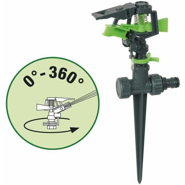 Irrigatore a Battente a Settore da 1/2 Su Picchetto Passante - immagine 2