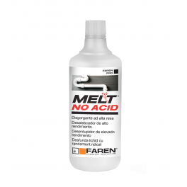 Disgorgante Melt no Acid da 1 Lt, libera lavandini, tubature scarichi intasati - FAREN