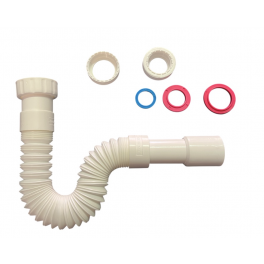 Sifone Universale Estensibile per lavabo bidet cucina da 1" - 11/4" - 11/2" Uscita 32 e 40