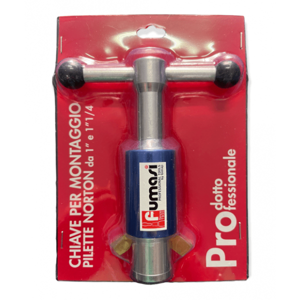 Chiave per Montaggio Piletta Universale da 1" e 11/4" per Lavabo e Bidet - Fumasi - immagine 2