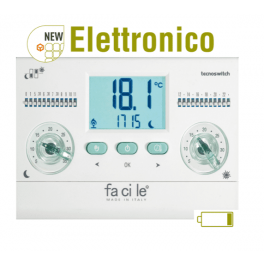 TERMOSTATO AMBIENTE CON INTERRUTTORE