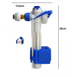 Rubinetto Galleggiante X Cassetta Wc Fluidmaster Universale con Adattatore