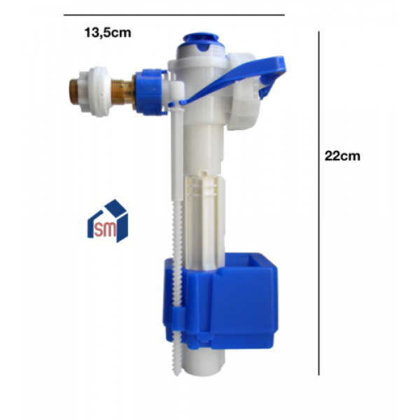 Rubinetto Galleggiante X Cassetta Wc Fluidmaster Universale con Adattatore