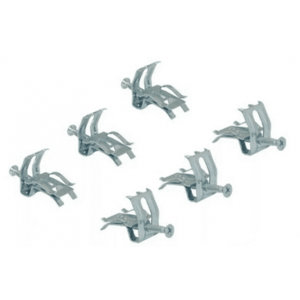 Kit 6 Pezzi Ganci per Fissaggio Lavello Inox - Apell
