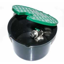 Pozzetto Circolare con Coperchio e Valvola 3/4 Mf in Ottone - Irritec