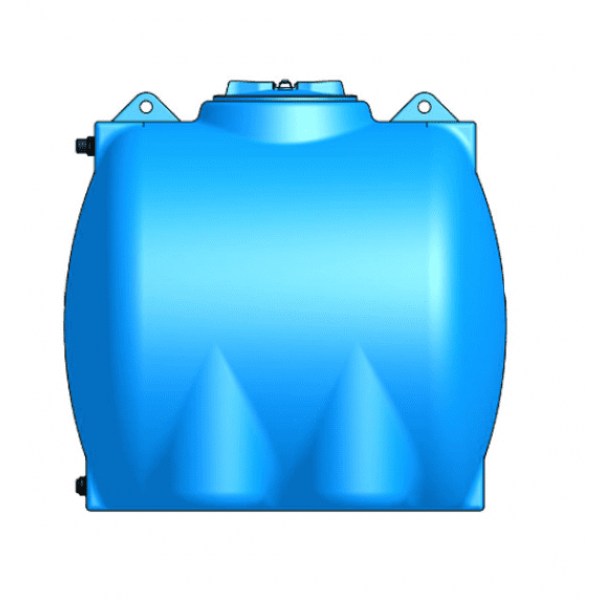 Serbatoio per Acqua Potabile Polietilene Blu Litri 500 Orizzontale Chl - ELBI