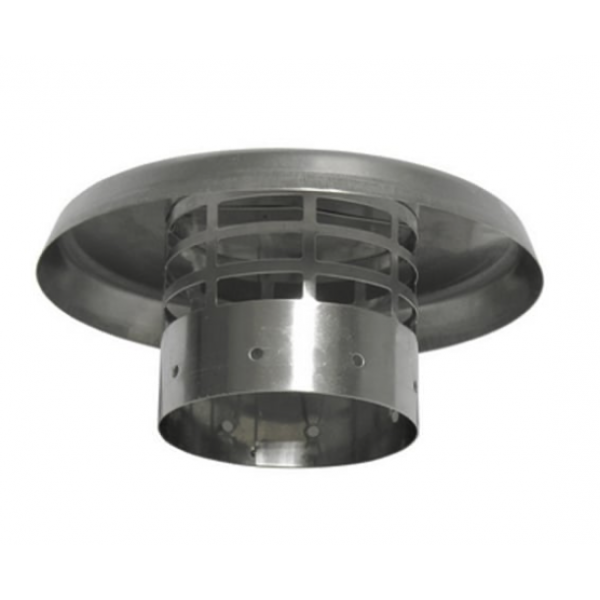 Terminale Cappello Cinese Canna Fumaria Ø 80 in Acciaio Inox per Caldaia e Stufa - Stabile