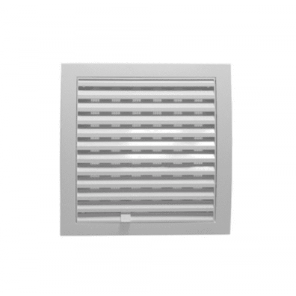 Griglia di Aerazione Universale Apri e Chiudi in ABS Bianco 15 x 15 o 19 x 19