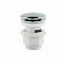 Piletta Scarico Click Clack 11/4" Con Troppo Pieno in Abs Per Lavabo Bidet