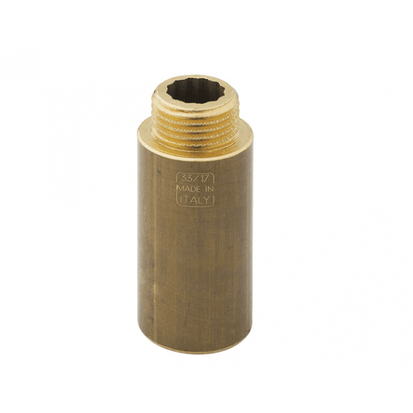 Prolunga in Ottone Gialla 1/2" MF da 1 a 5 cm - MCB
