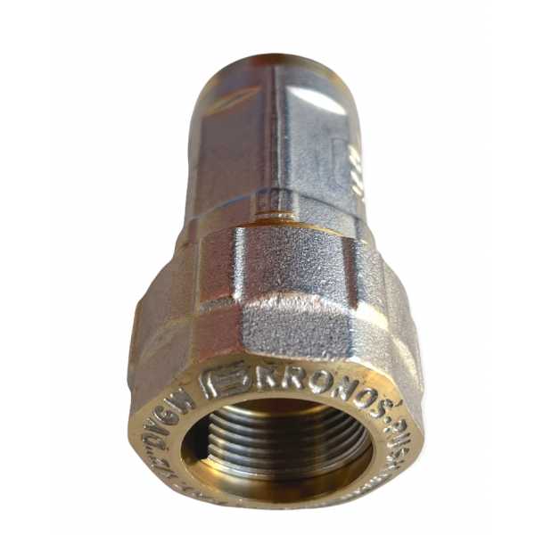Raccordo Femmina 3/4 Ripara Tubo Zincato Senza Filettare Serie Kronos - Effebi