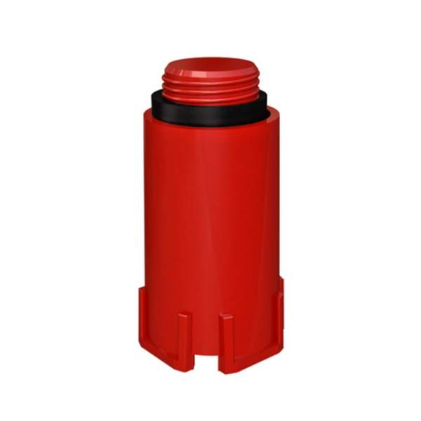 Tappo Prova Per Tubazioni Impianti da 1/2 Rosso
