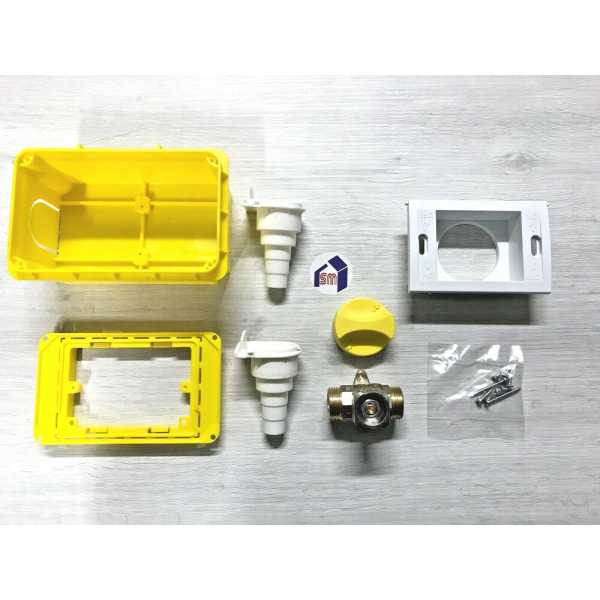 Valvola A Sfera Da Incasso Per Gas Con Box Per Rame o Multistrato - FIV - immagine 2