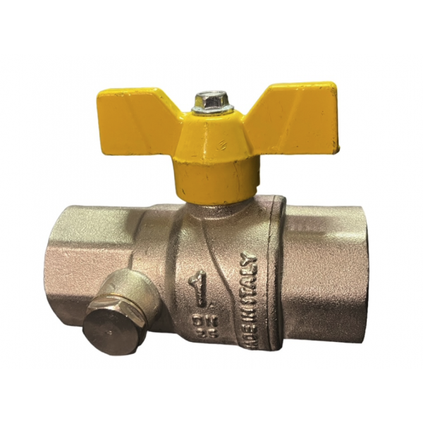 Valvola A Sfera Per Gas FF 1″ Con Presa Di Pressione – FIV