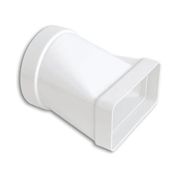 Adattatore Rettangolare Circolare 55 x 220 x 125 MM Per Cappa Cucina Tipo Faber - VECAMCO