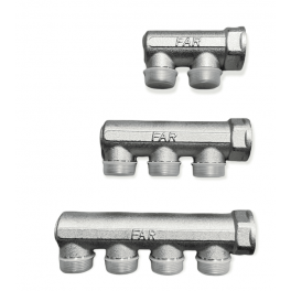 3000 3050 3100 Collettore a 2 – 3 – 4 Vie Derivazioni Chiuso da 3/4″ FAR