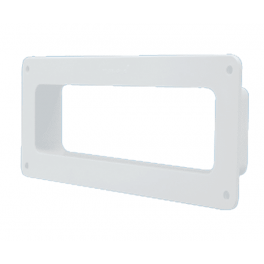 Cornice Terminale Rettangolare 55 x 220 MM Per Cappa Cucina Tipo Faber - VECAMCO