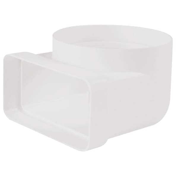 Gomito 90° Rettangolare Circolare 55 x 220 x 125 MM Per Cappa Cucina Tipo Faber - VECAMCO