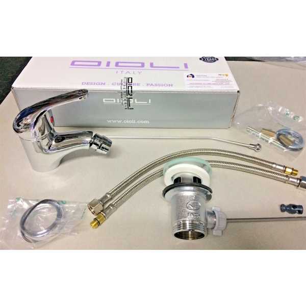 Miscelatore Bidet Serie Easy Con Piletta 11/4" - OIOLI RUBINETTERIE - immagine 2