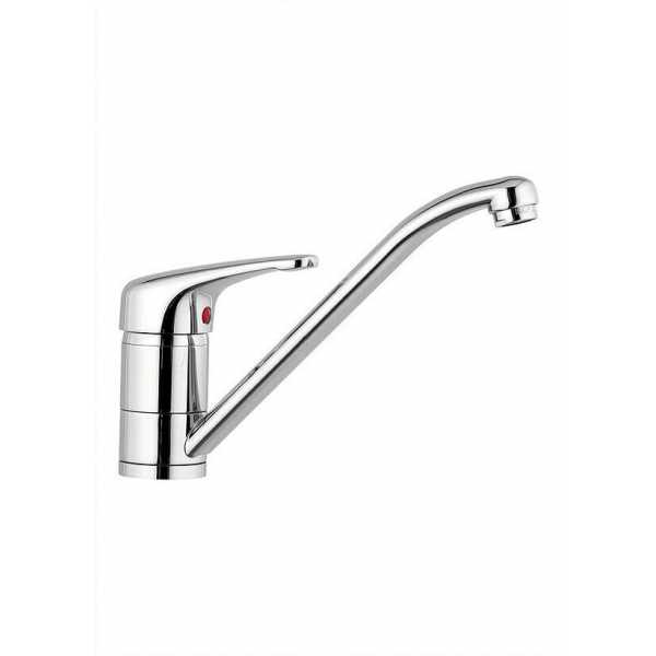 Miscelatore Lavello Cucina Serie Easy Bocca Bassa Orientabile - OIOLI RUBINETTERIE