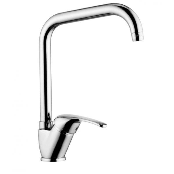 Miscelatore Lavello Cucina Serie Quick Bocca Alta con Canna Orientabile - OIOLI RUBINETTERIE