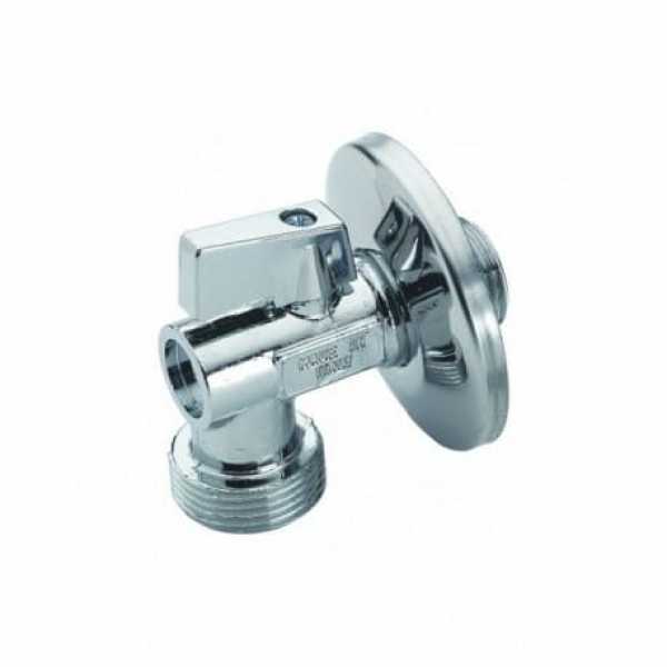 Rubinetto Per Lavatrice e Lavastoviglie a Sfera 1/2 x 3/4 Con Rosetta - italy