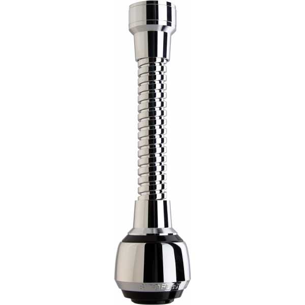 Prolunga per rubinetto flessibile universale, Lusso 2 Getti mod. Milady - Siroflex