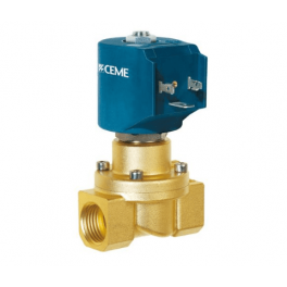 Elettrovalvola per acqua 1" NC normalmente chiusa ad azione diretta 220 V - CEME