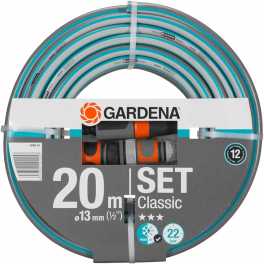 Kit promo Tubo da giardino Classic 1/2 20m con raccordi e lancia - 18004 Gardena