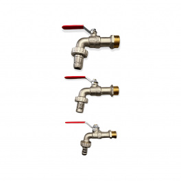 Rubinetto portagomma P/G a sfera con leva 1/2 3/4 1" - NTM