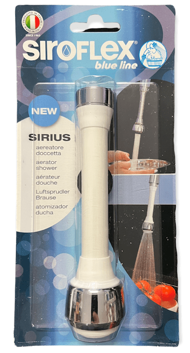 Prolunga per rubinetto flessibile universale, Aereatore a doccetta Sirius -  Siroflex - IDROTERMSTORE