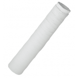 Tubo in alluminio da 100 flessibile estensibile colore bianco