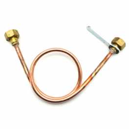 Tubo flessibile di rame per centralina bombola a gas gpl e metano 1/2FF SX - cm 60