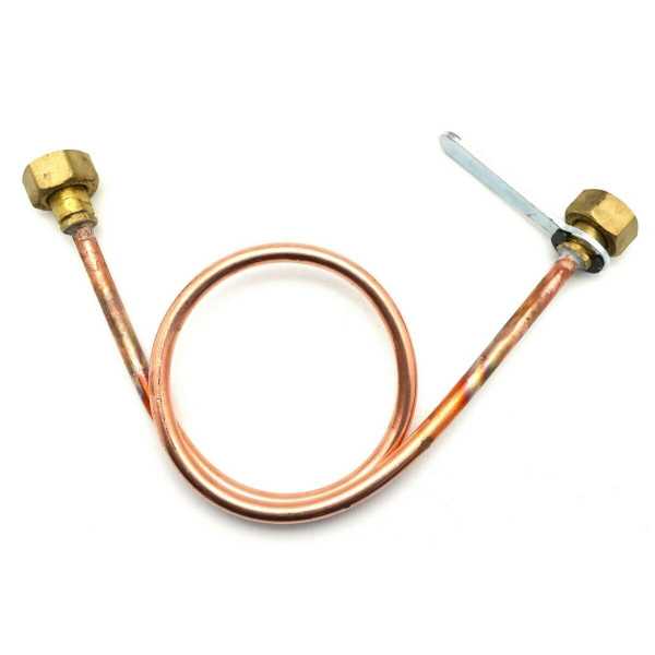 Tubo flessibile di rame per centralina bombola a gas gpl e metano 1/2FF SX - cm 60