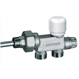1420 Valvola monotubo termostatizzabile con attacco 3/4 m e sonda 12 mm- FAR