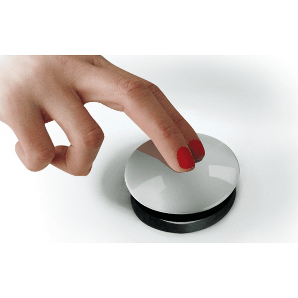 Tapparello Tappo a molla click clack per lavabo e bidet universale 1" e 11/4" - Bonomini - immagine 3