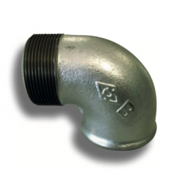 92 Gomito a 90° MF Zincato Ghisa - BRAND FITTINGS