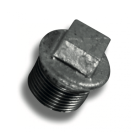 290 Tappo Maschio zincato ghisa - BRAND FITTINGS