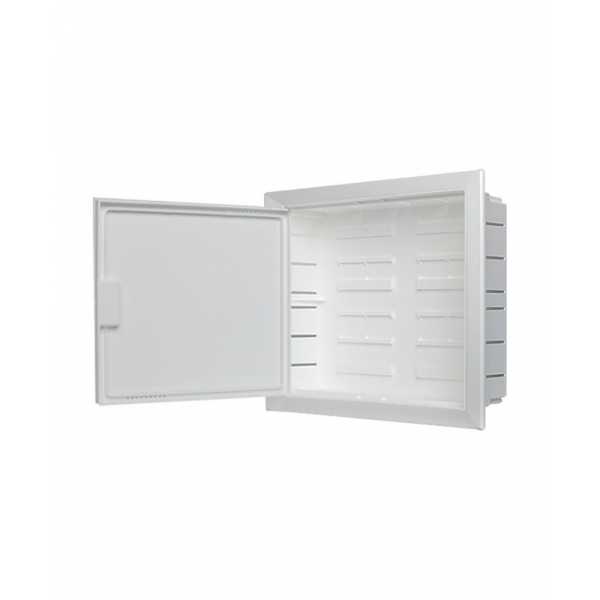 Cassetta per Collettori 260 x 240 x 82 (3vie) con sportello e supporti - Niccons