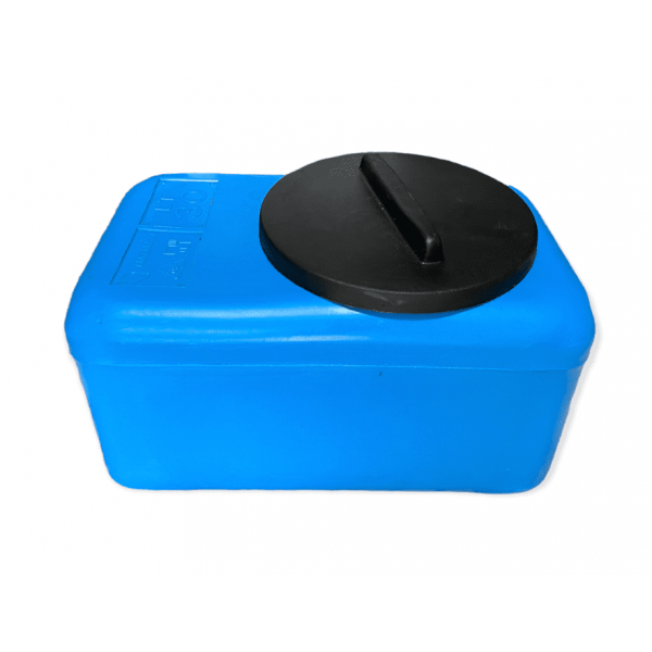 Vaso Di Espansione Serbatoio Acqua SENZA FORI in Polietilene Blu 30 Litri per Riscaldamento