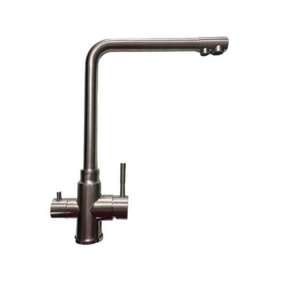 Miscelatore Lavello Cucina 9272 Inox 3 vie per acqua depurata - Fromac