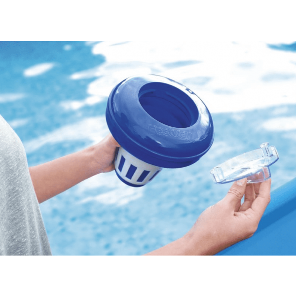Dispenser cloro per pastiglie da 200gr. Galleggiante piscina - Bestway - immagine 2