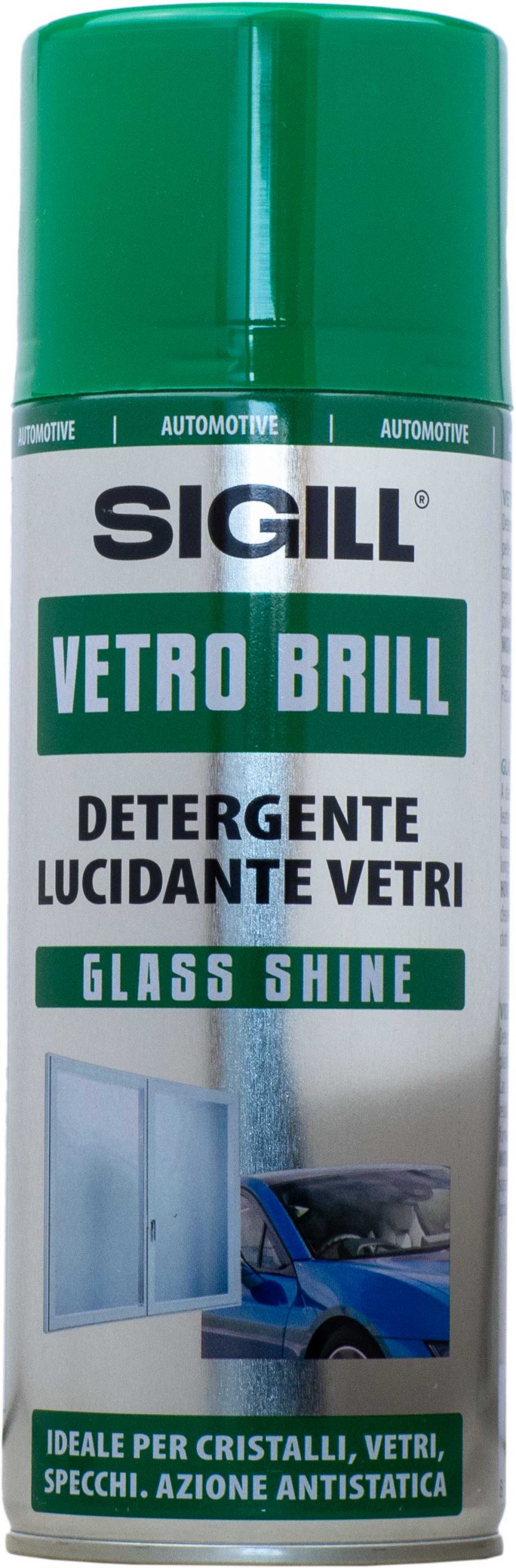 Detergente lucidante per vetri, cristalli e specchi Vetro Brill - Sigill